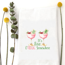 Load image into Gallery viewer, 5 O'CRAK - TEA TOWEL