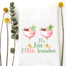 Load image into Gallery viewer, 5 O'CRAK - TEA TOWEL