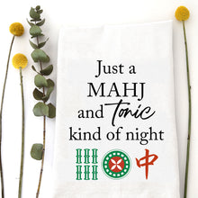 Load image into Gallery viewer, MAHJ AND TONIC - TEA TOWEL
