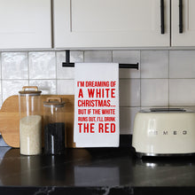 Load image into Gallery viewer, DREAMING OF WHITE - TEA TOWEL