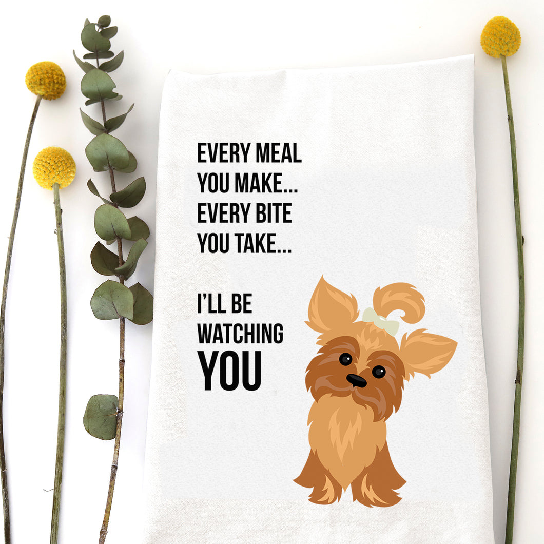 YORKIE - TEA TOWEL