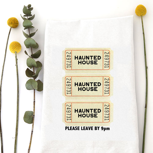 HAUNTED HOUSE - TEA TOWEL