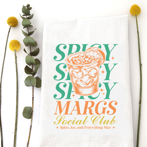 SPICY MARGS SOCIAL CLUB - TEA TOWEL