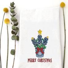 Load image into Gallery viewer, BLUEBONNET POTTERY - TEA TOWEL EMB