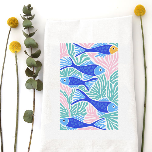 FISH REEF - TEA TOWEL