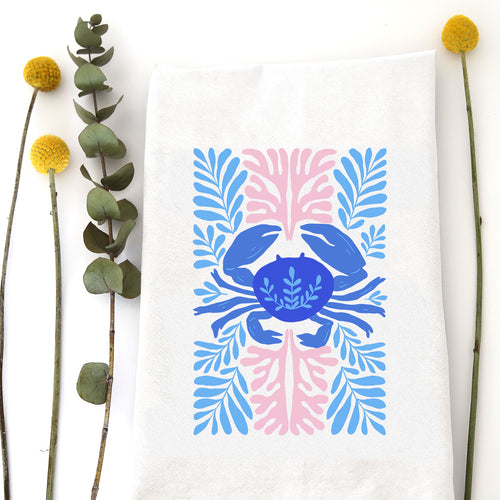 CRAB REEF - TEA TOWEL