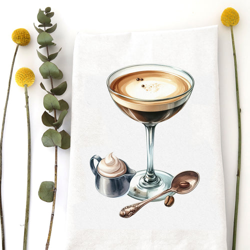 ESPRESSO MARTINI - TEA TOWEL