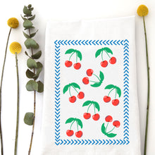 Load image into Gallery viewer, CHERRY DROP - TEA TOWEL