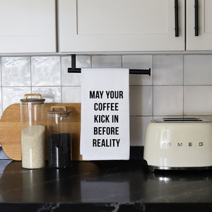 COFFEE KICK IN - TEA TOWEL