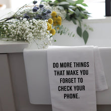 Load image into Gallery viewer, DO MORE THINGS - TEA TOWEL