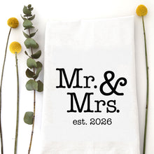 Load image into Gallery viewer, MR &amp; MRS 2026 - TEA TOWEL