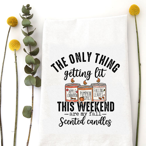 SCENTED CANDLES - TEA TOWEL