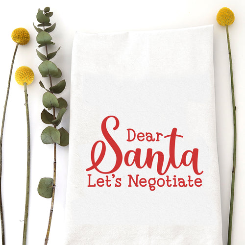 LET'S NEGOTIATE - TEA TOWEL