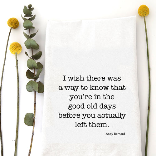 GOOD OLD DAYS - TEA TOWEL