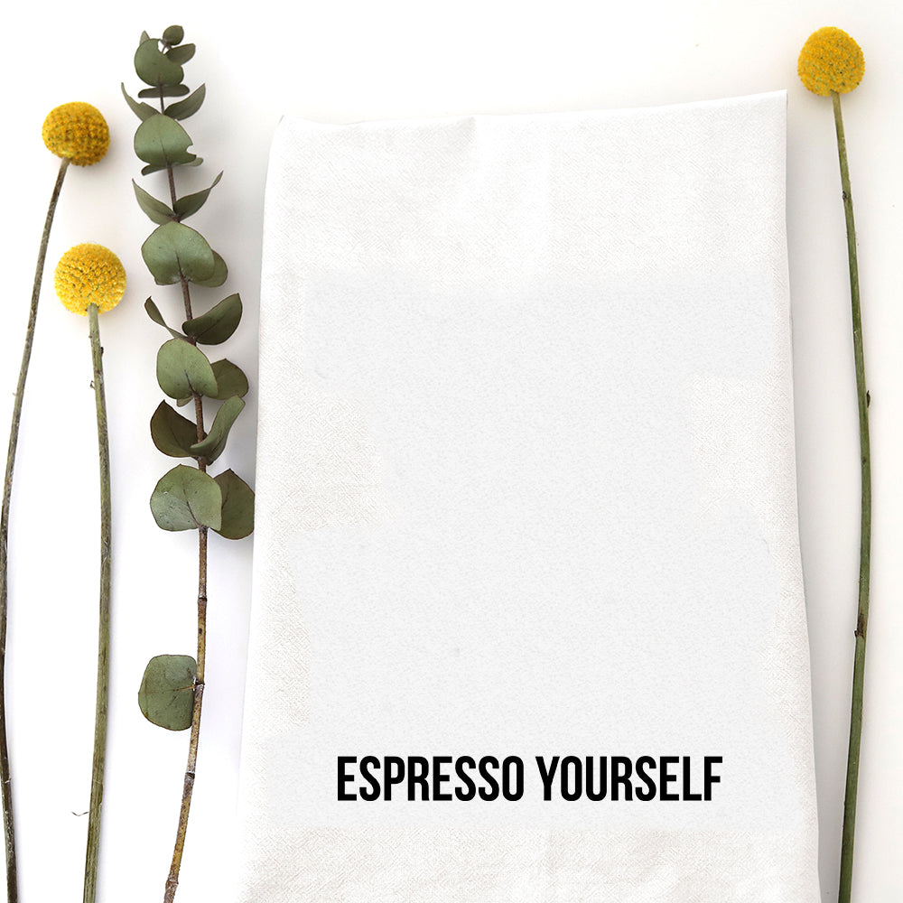 ESPRESSO YOURSELF - TEA TOWEL