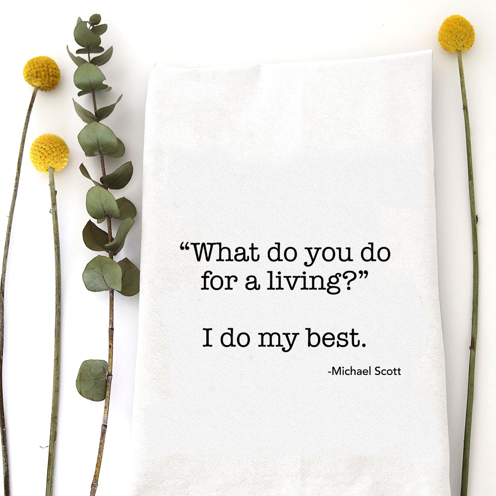DO MY BEST - TEA TOWEL
