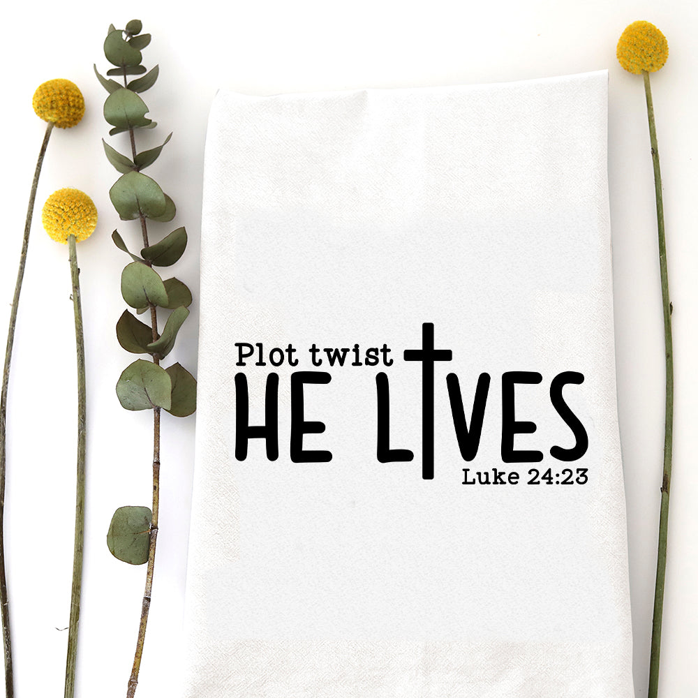 PLOT TWIST - TEA TOWEL