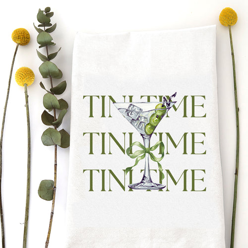 TINI TIME - TEA TOWEL