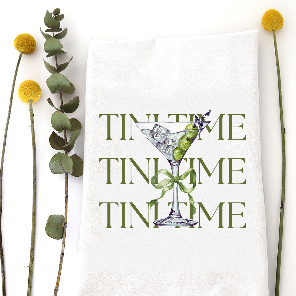 TINI TIME - TEA TOWEL