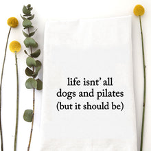 Load image into Gallery viewer, DOG AND PILATES - TEA TOWEL