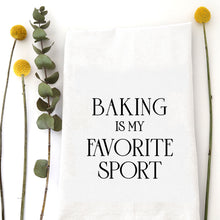 Load image into Gallery viewer, BAKING FAVORITE SPORT - TEA TOWEL