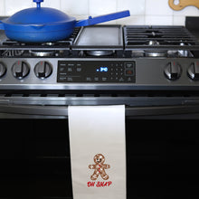 Load image into Gallery viewer, OH SNAP GINGERBREAD - TEA TOWEL EMB