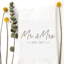 Load image into Gallery viewer, MR &amp; MRS 2027 - TEA TOWEL