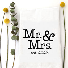 Load image into Gallery viewer, MR &amp; MRS 2027 - TEA TOWEL