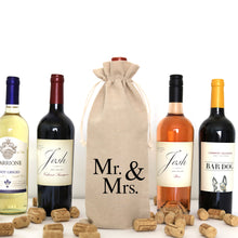 Load image into Gallery viewer, MR. &amp; MRS. - WINE BAG
