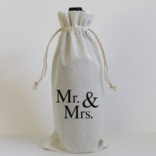 Load image into Gallery viewer, MR. &amp; MRS. - WINE BAG
