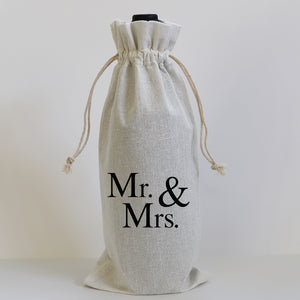 MR. & MRS. - WINE BAG