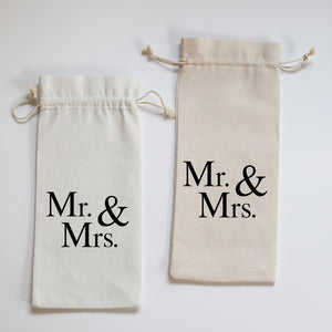 MR. & MRS. - WINE BAG