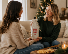Load image into Gallery viewer, BECAUSE YOU MADE THE NICE LIST - WINE BAG