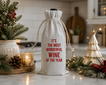 Load image into Gallery viewer, MOST WONDERFUL WINE - WINE BAG
