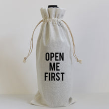 Load image into Gallery viewer, OPEN ME FIRST - WINE BAG