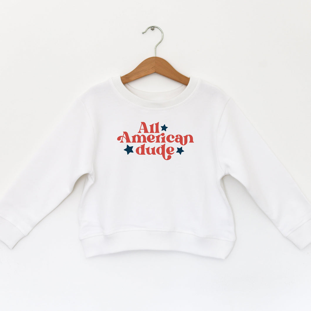 ALL AMERICAN DUDE - TODDLER FLEECE