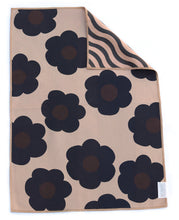 Load image into Gallery viewer, BROWN BLOSSOM MICROFIBER - HAND TOWEL