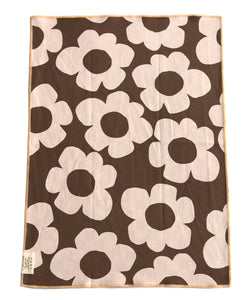 CHECKMATE BROWN MICROFIBER - HAND TOWEL