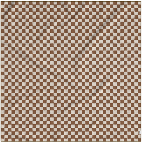 CHECKMATE BROWN MICROFIBER - POOL TOWEL or BEACH BLANKET