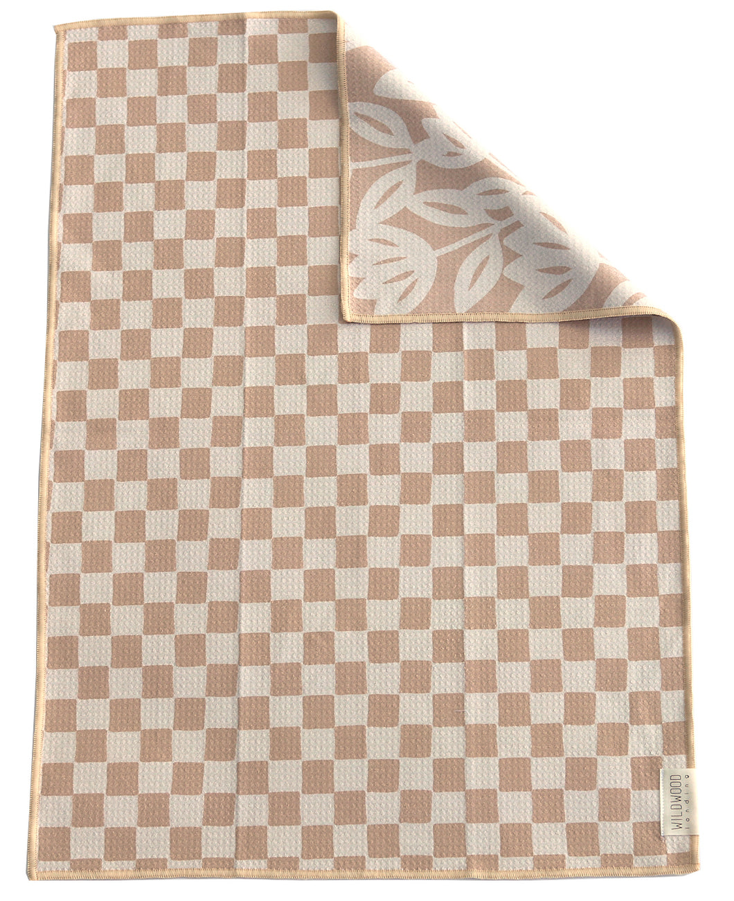 CHECKMATE TAN MICROFIBER - HAND TOWEL