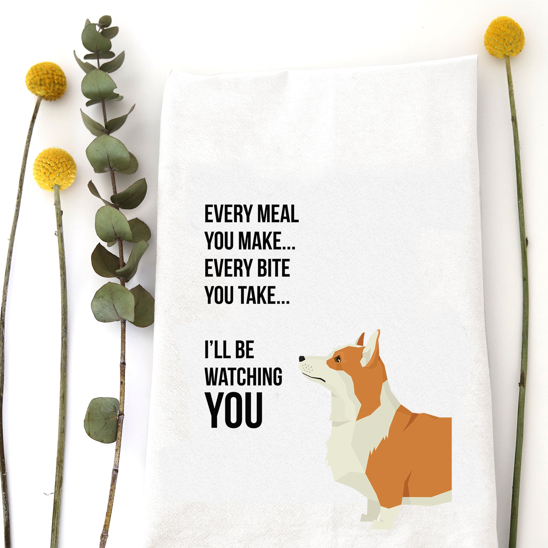 Corgi Pattern Dish Towels Funny Kitchen Towels Soft - Temu