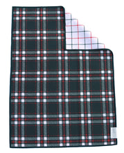 Load image into Gallery viewer, GREEN TARTAN MICROFIBER - HAND TOWEL