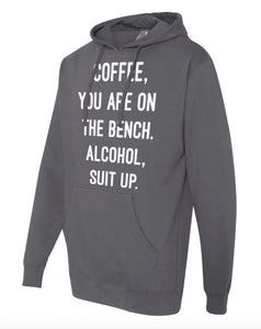 COFFEE ON THE BENCH - UNISEX ADULT APPAREL
