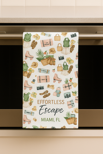 EFFORTLESS ESCAPE (custom) MICROFIBER - MIDI TOWEL
