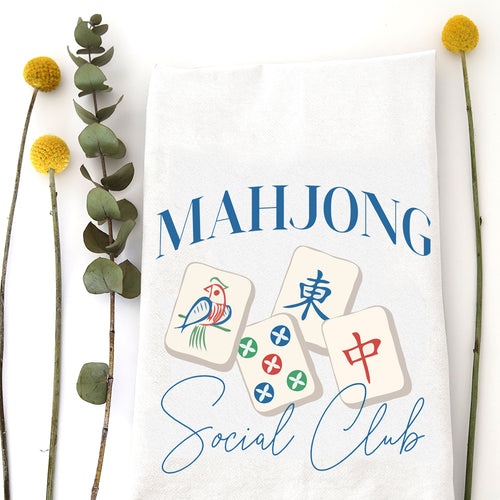 MAHJONG SOCIAL CLUB - TEA TOWEL