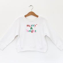 Load image into Gallery viewer, MERRY &amp; BRIGHT TODDLER FLEECE