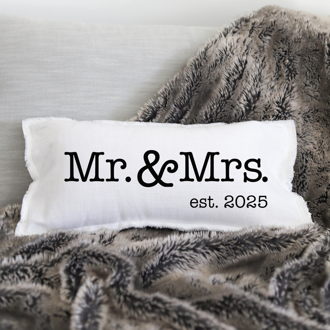 MR & MRS EST 2025 - LUMBAR PILLOW