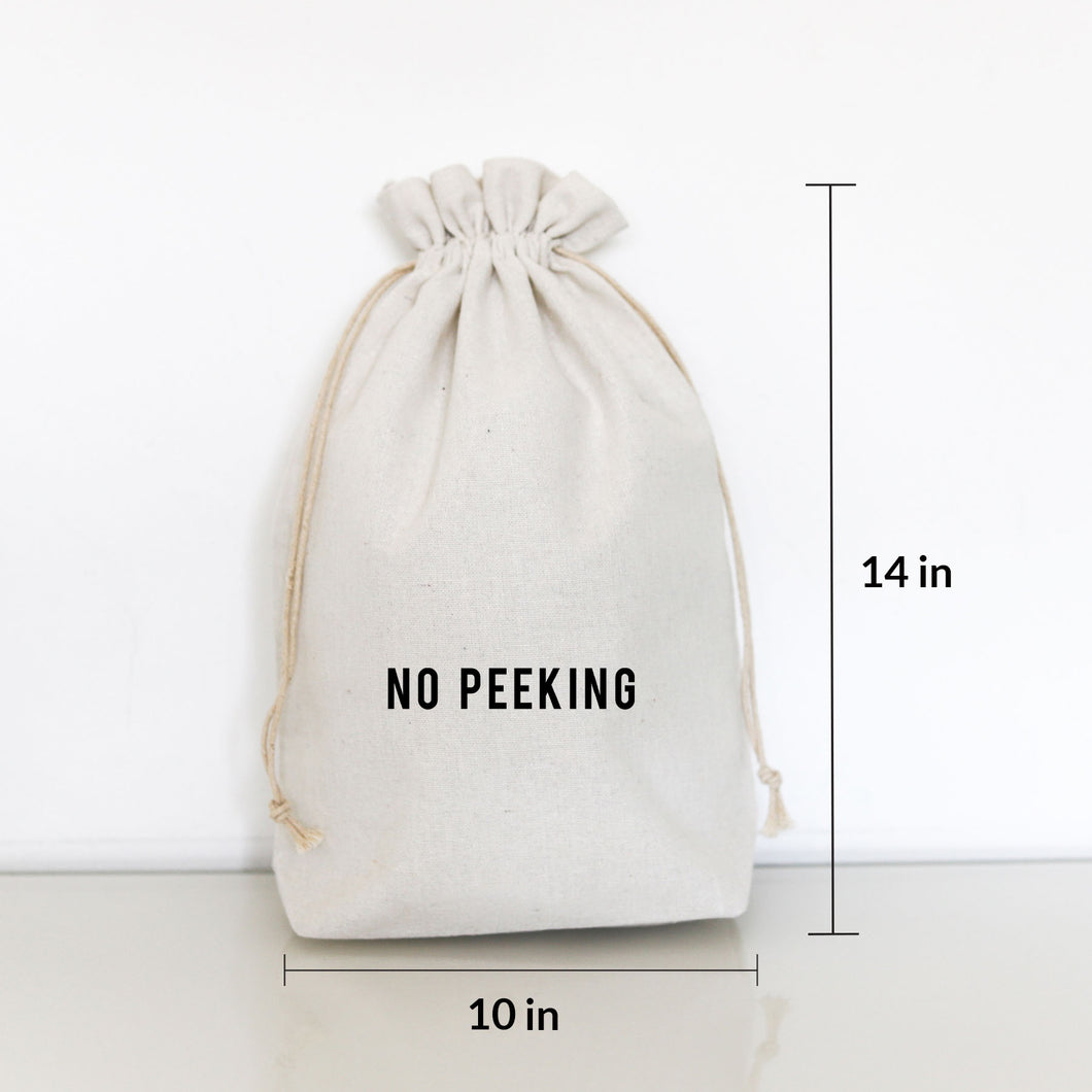 NO PEEKING - MEDIUM GIFT BAG