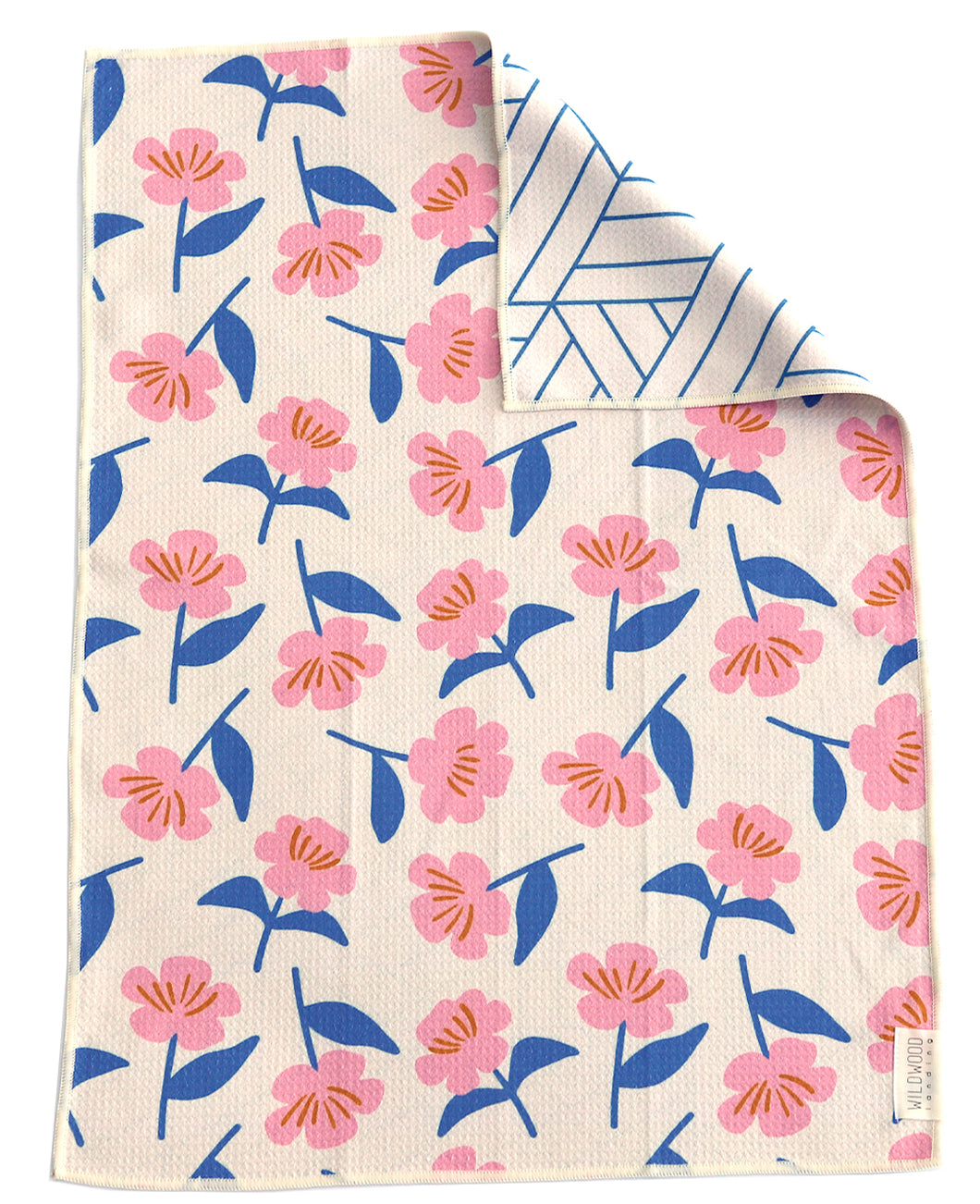 PINK PEONY MICROFIBER - HAND TOWEL