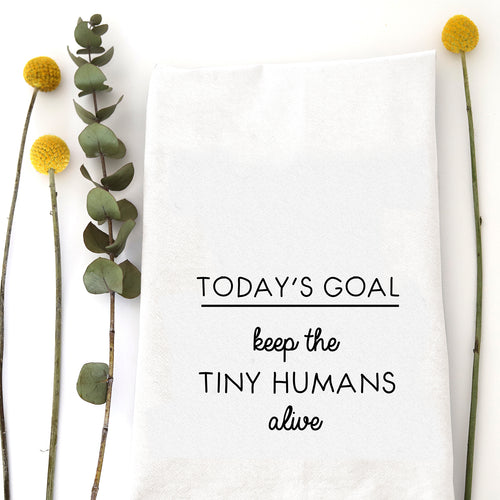 TINY HUMANS TEA TOWEL